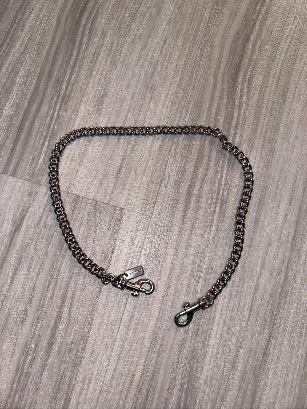 Coach Silver Chain Strap for Wallet or Bag